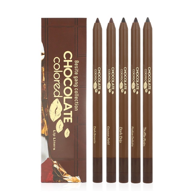 Chocolate Colored Lip Liner Set